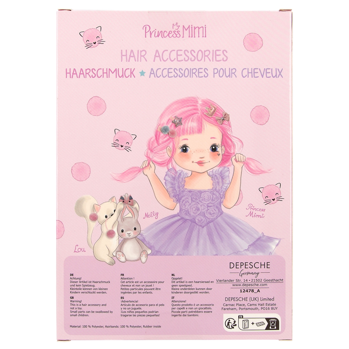 Depesche -  Princess Mimi Haarspangen Set