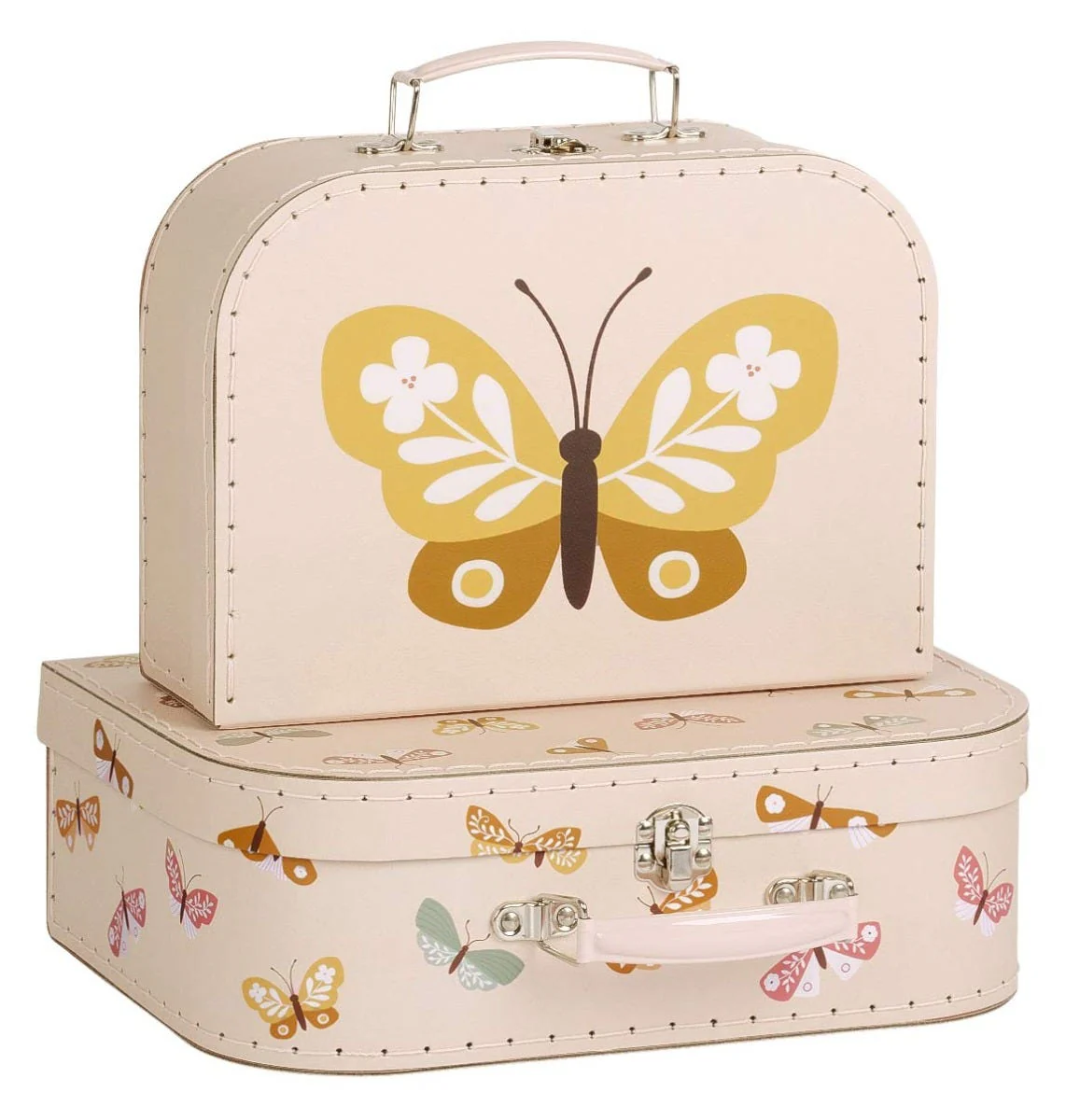 A Little Lovely Company Kofferset Schmetterlinge A Little Lovely Company Kofferset Schmetterlinge