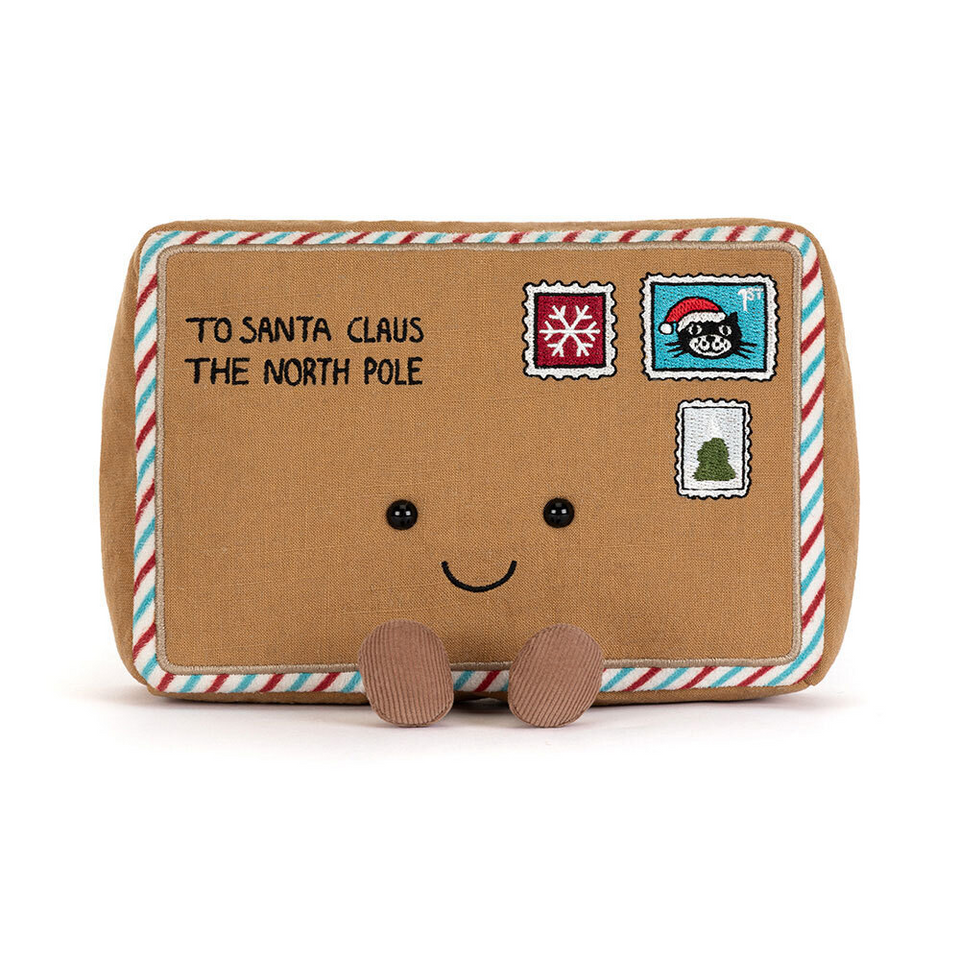 Jellycat Amuseables Letter To Santa - Briefumschlag Brief an Santa Christmas 18cm