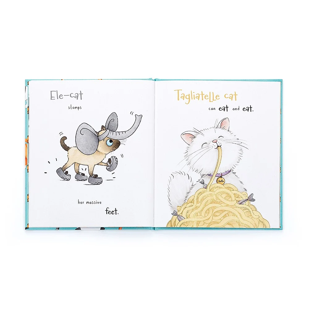 Jellycat All Kinds of Cats Buch auf Englisch 