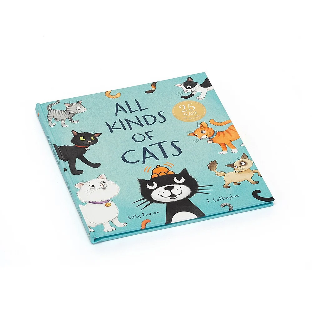 Jellycat All Kinds of Cats Buch auf Englisch 