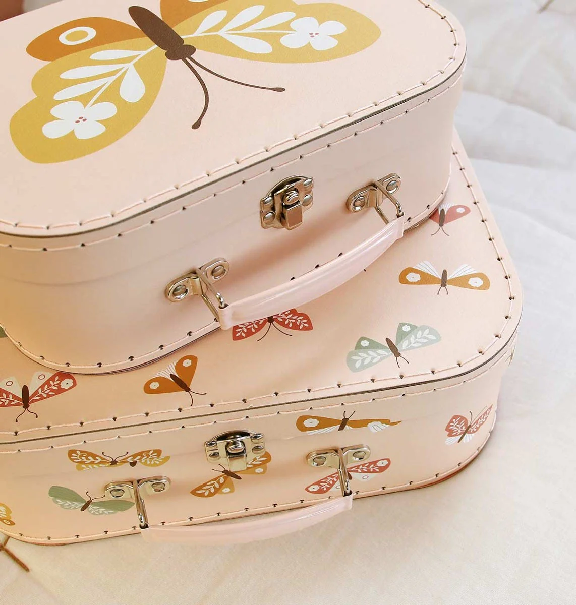 A Little Lovely Company Kofferset Schmetterlinge A Little Lovely Company Kofferset Schmetterlinge