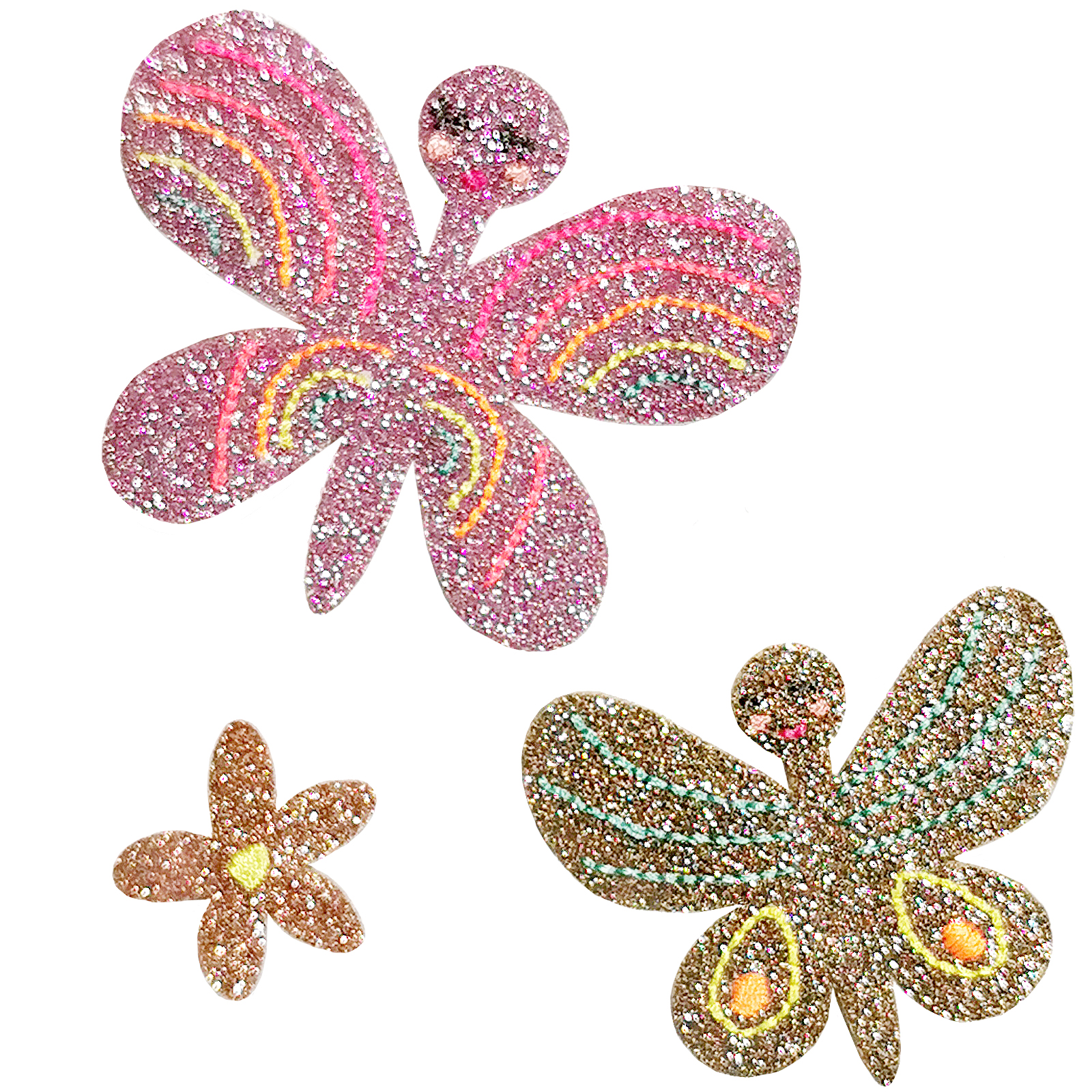 Fabfabstickers Sticker zum Kleben Butterfly - Schmetterling