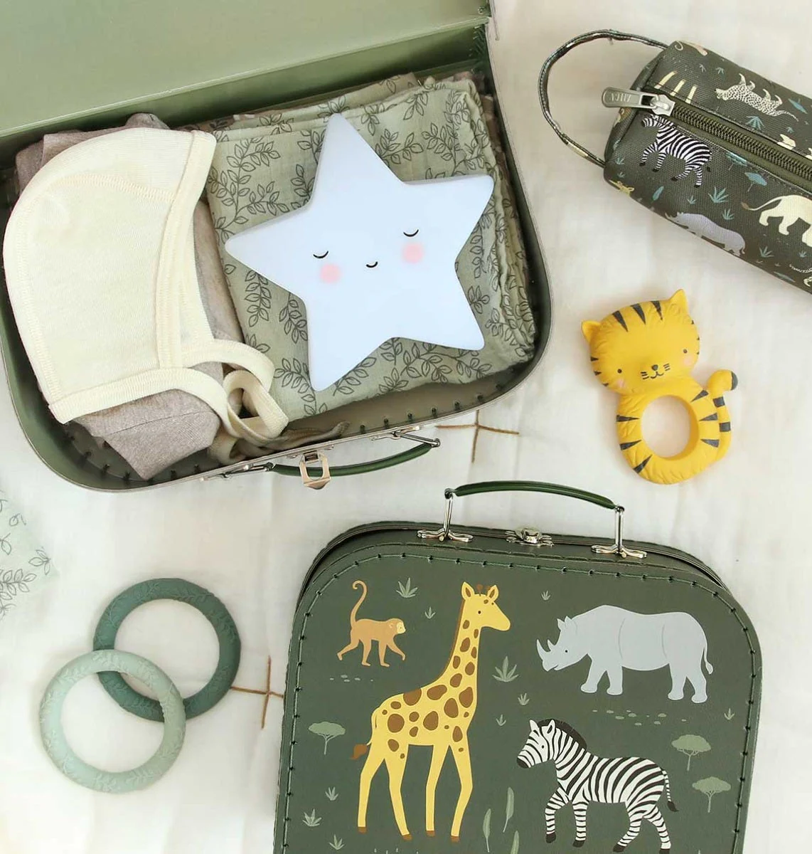 A Little Lovely Company Kofferset Savanne A Little Lovely Company Kofferset Savanne