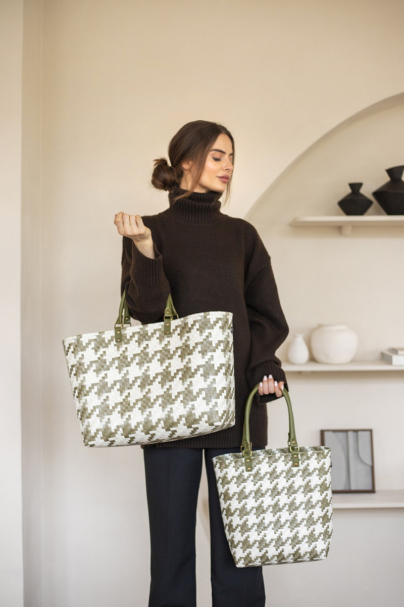 Handed By Shopper Mayfair Grand- Einkaufskorb  Size / Grösse  L - Farbe Olive 