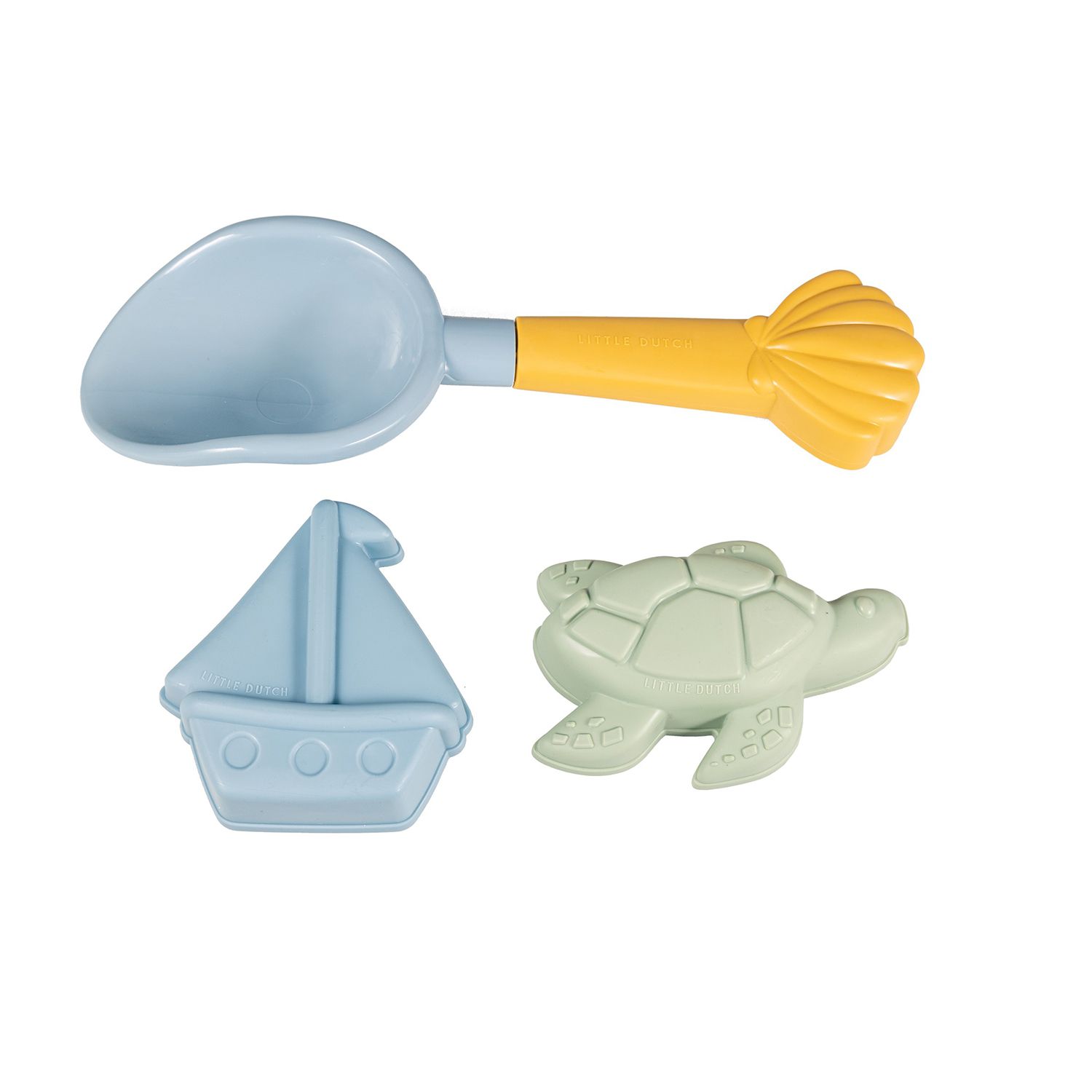 Little Dutch Sandspielzeug Set 3-teilig Sailors Bay blau 