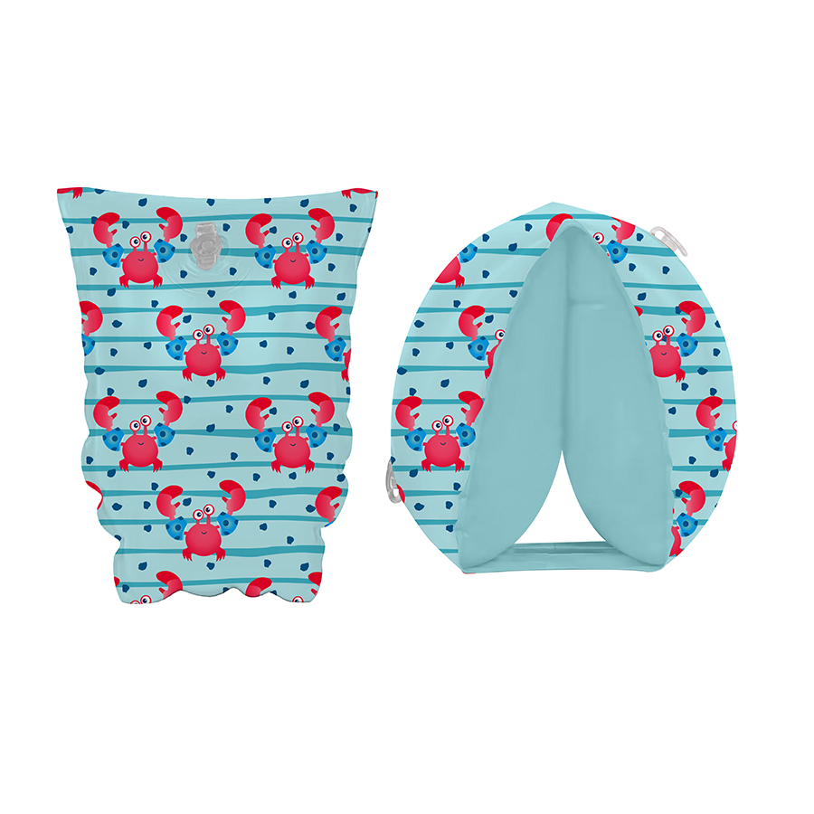 Slipstop Schwimmflügel Yimmy - Blau mit Krabbe