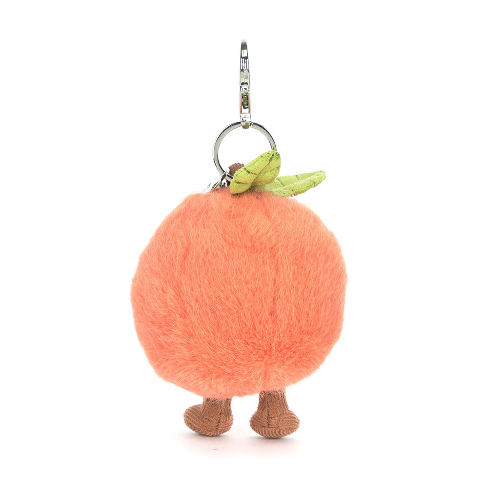 Jellycat Amuseables Peach Bag Charm - Pfirsich 15cm x 7cm x 7cm 