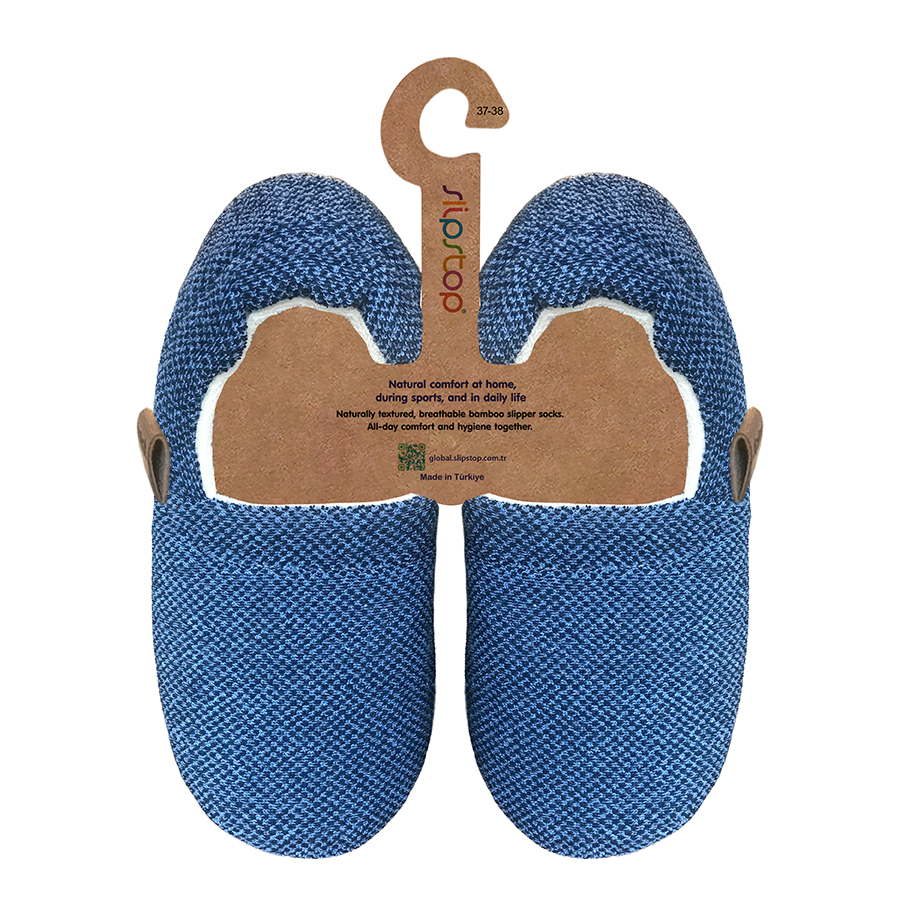 Slipstop Bootie Hausschuh - Indigo für Erwachsene