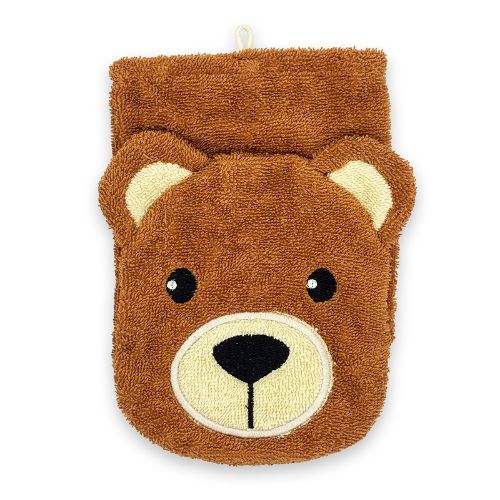 Fürnis BIO Waschlappen Bär Bruno groß 13x16cm 