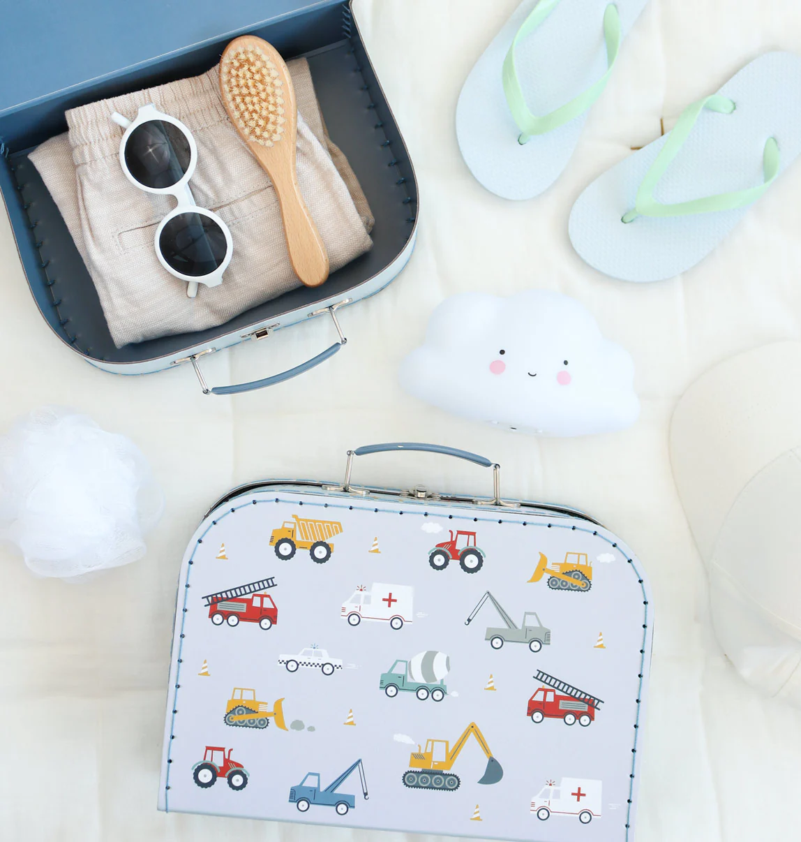 A Little Lovely Company Kofferset Fahrzeuge A Little Lovely Company Kofferset Fahrzeuge